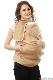 Накидка для слингомамы "Веста", флисовая, бежевая Накидка для слингомамы "Веста", флисовая, бежевая
